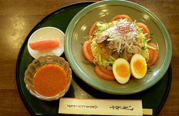 棒々鶏の冷し麺