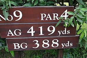 小金井カントリー倶楽部 HOLE9-1