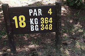 中山カントリークラブ HOLE18-1