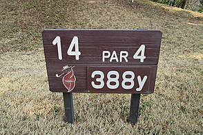 奈良国際ゴルフ倶楽部 NO14 ホール-1